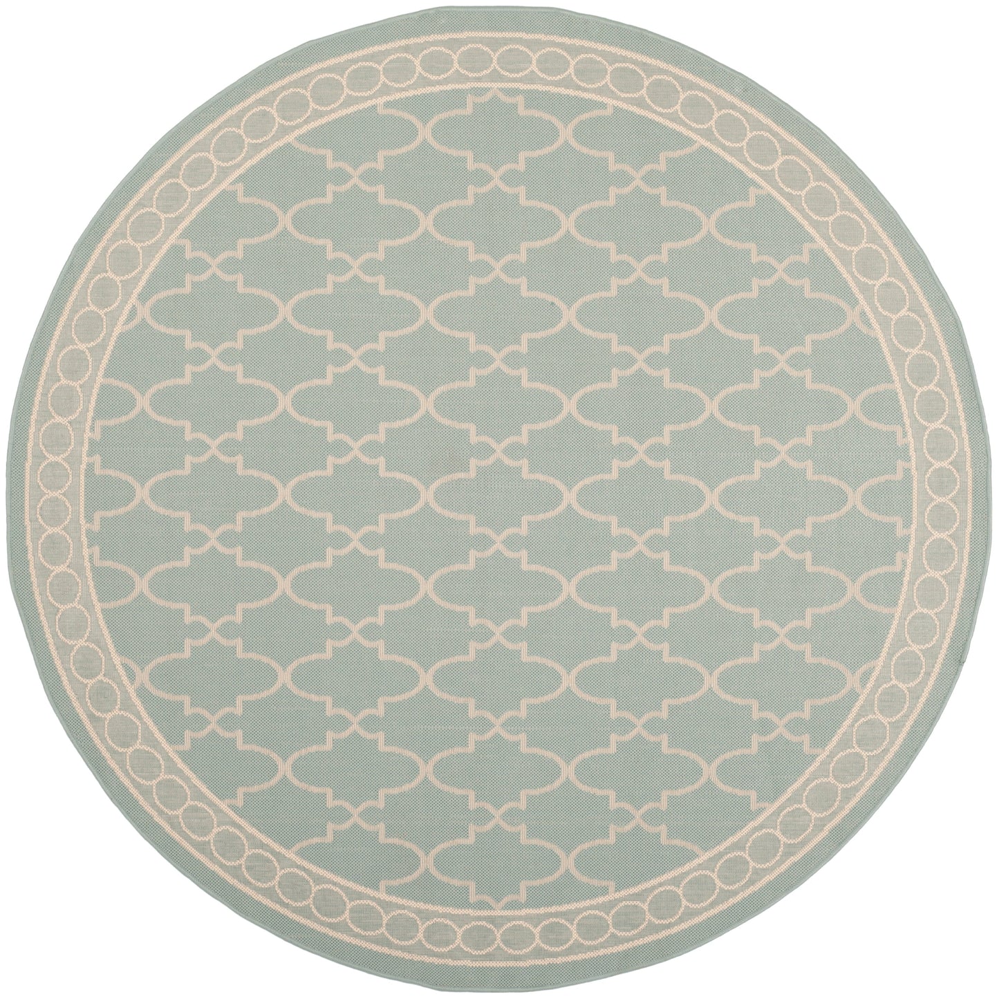 Tapis de jardin imperméable SAFAVIEH Courtyard Janell Trellis pour terrasse ou jardin