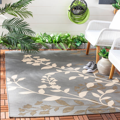 Tapis de jardin/terrasse imperméable SAFAVIEH Courtyard Luann Botanical