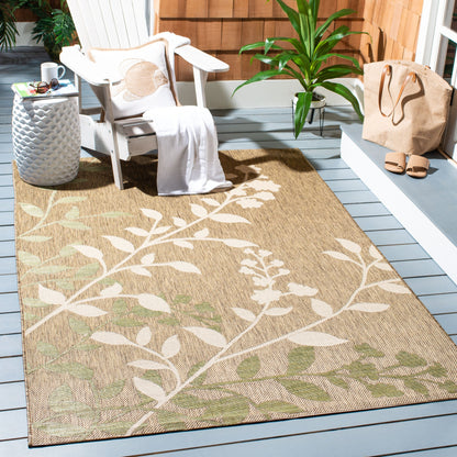 Tapis de jardin/terrasse imperméable SAFAVIEH Courtyard Luann Botanical