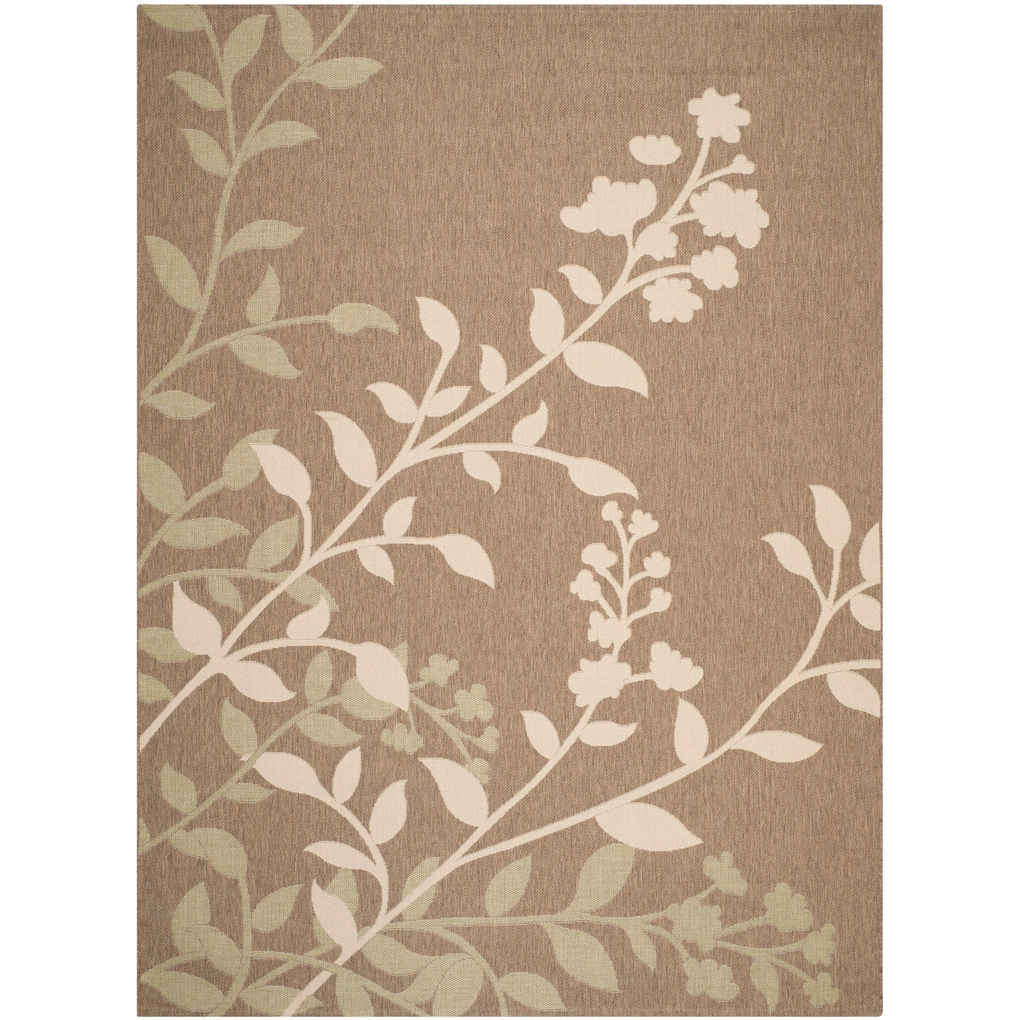 Tapis de jardin/terrasse imperméable SAFAVIEH Courtyard Luann Botanical