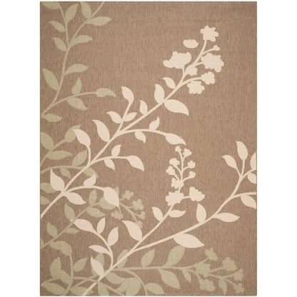 Tapis de jardin/terrasse imperméable SAFAVIEH Courtyard Luann Botanical