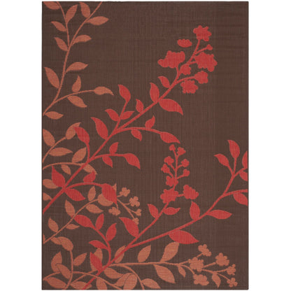 Tapis de jardin/terrasse imperméable SAFAVIEH Courtyard Luann Botanical