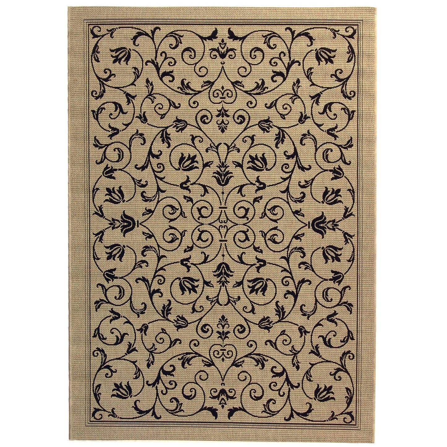 Tapis de jardin/terrasse imperméable SAFAVIEH Courtyard Miljeta