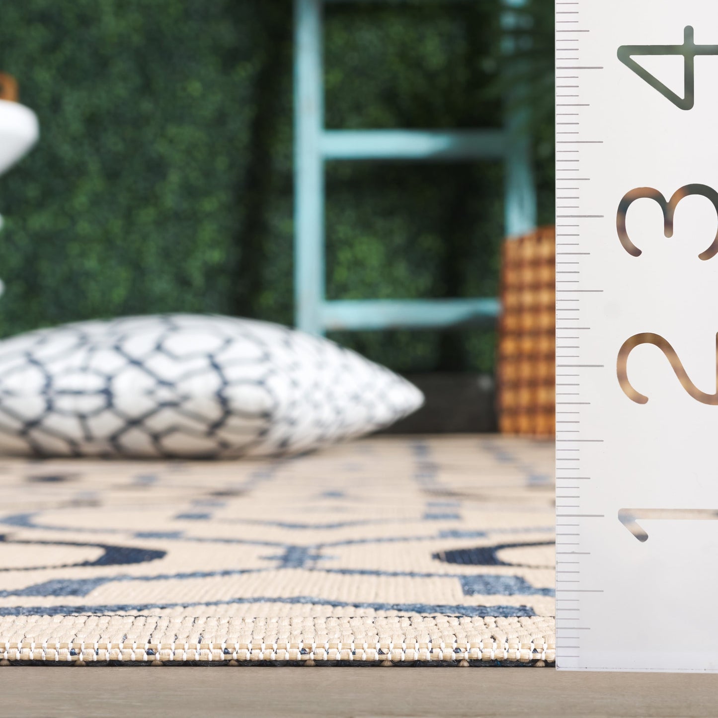 Tapis de jardin imperméable SAFAVIEH Courtyard Oyvor pour intérieur/extérieur