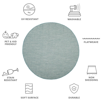 Tapis de jardin imperméable SAFAVIEH Courtyard Ragini pour intérieur/extérieur