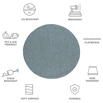 Tapis de jardin imperméable SAFAVIEH Courtyard Ragini pour intérieur/extérieur