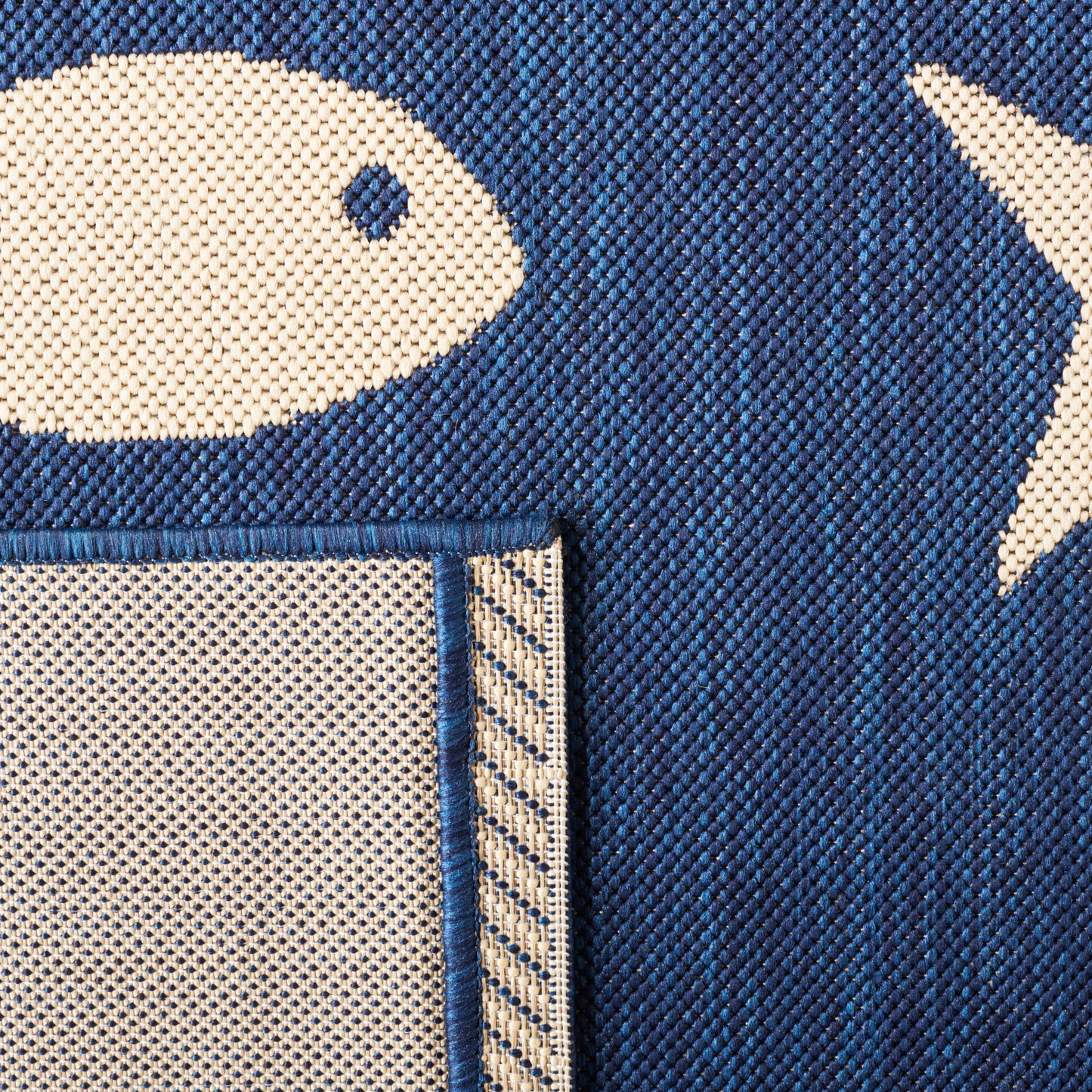 Tapis de jardin SAFAVIEH Courtyard Ragne imperméable pour intérieur/extérieur, terrasse ou jardin