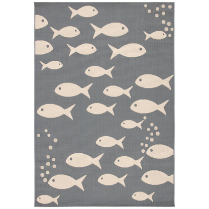 Tapis de jardin SAFAVIEH Courtyard Ragne imperméable pour intérieur/extérieur, terrasse ou jardin