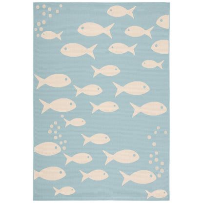 Tapis de jardin SAFAVIEH Courtyard Ragne imperméable pour intérieur/extérieur, terrasse ou jardin