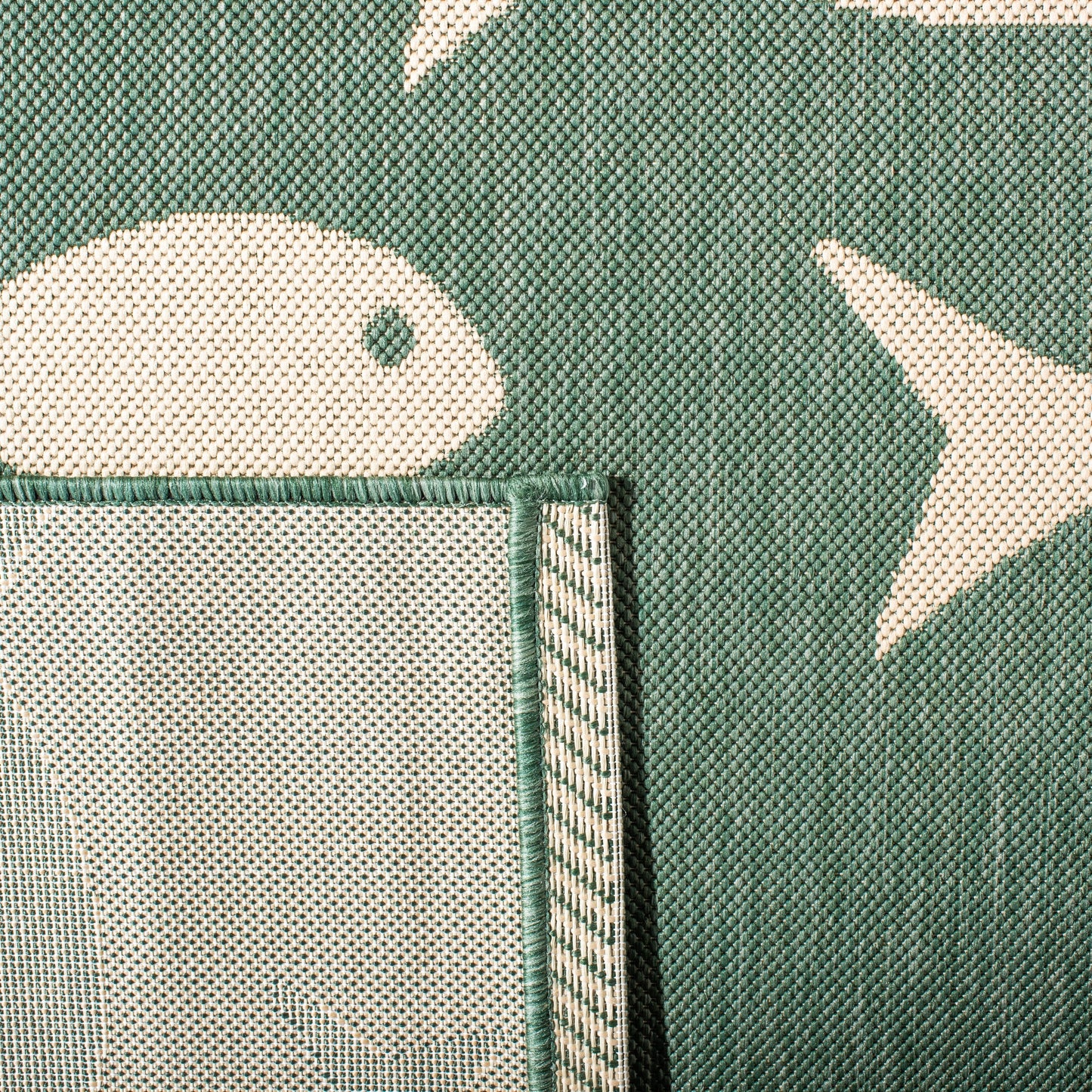 Tapis de jardin SAFAVIEH Courtyard Ragne imperméable pour intérieur/extérieur, terrasse ou jardin