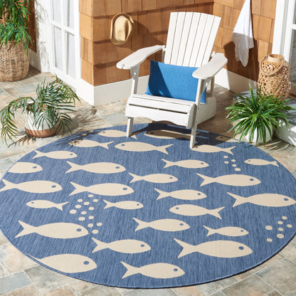 Tapis de jardin SAFAVIEH Courtyard Ragne imperméable pour intérieur/extérieur, terrasse ou jardin