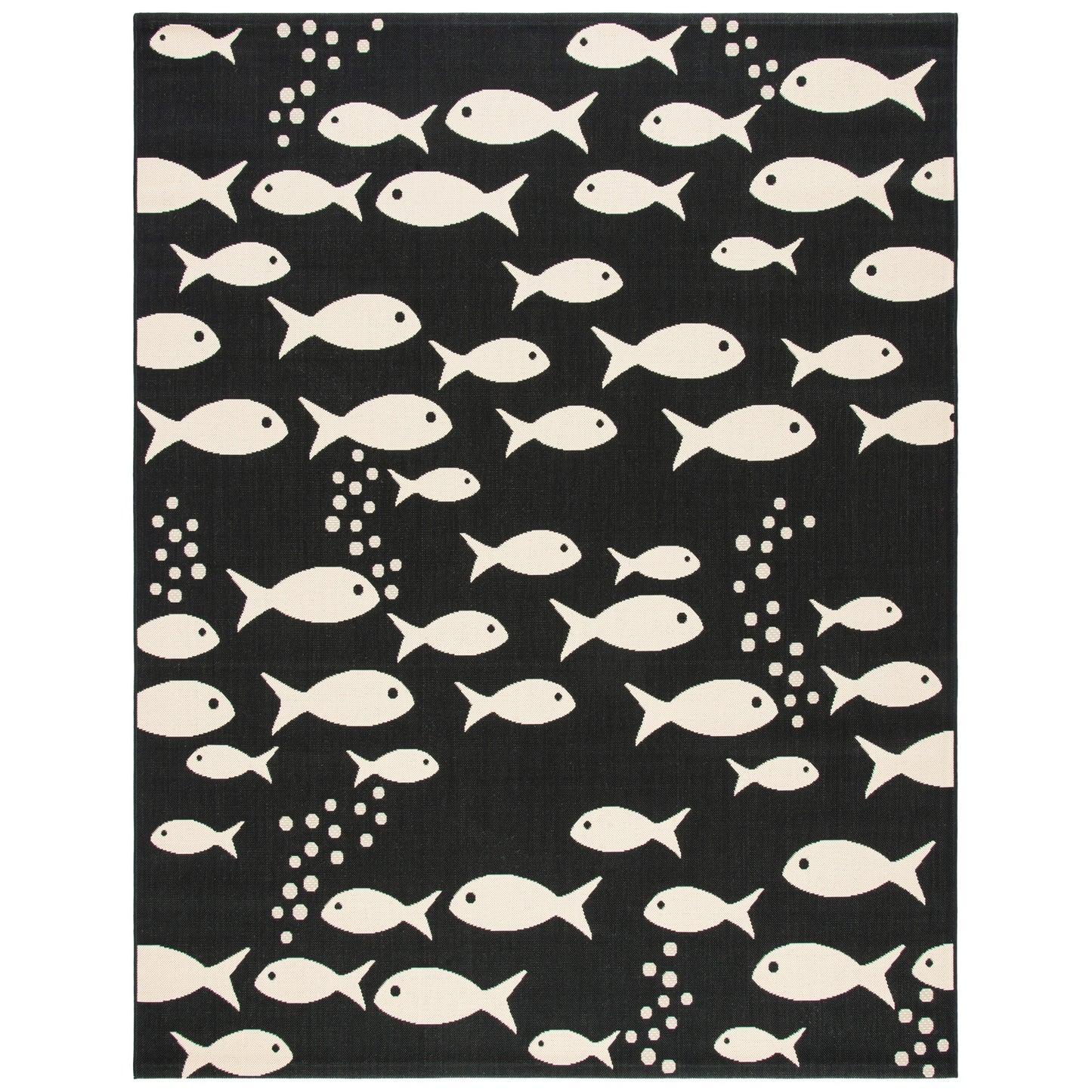 Tapis de jardin SAFAVIEH Courtyard Ragne imperméable pour intérieur/extérieur, terrasse ou jardin