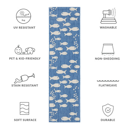 Tapis de jardin SAFAVIEH Courtyard Ragne imperméable pour intérieur/extérieur, terrasse ou jardin