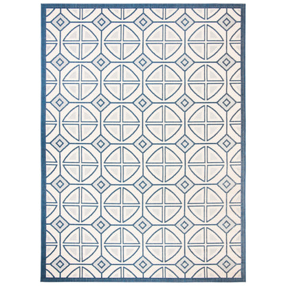 Tapis de jardin SAFAVIEH Courtyard Saundra imperméable pour intérieur/extérieur, terrasse ou jardin