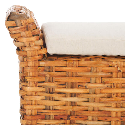 Banc SAFAVIEH Danna Brown - 43,9 x 14,8 x 21,1 cm - 44 cm L x 15 cm P x 21 cm H