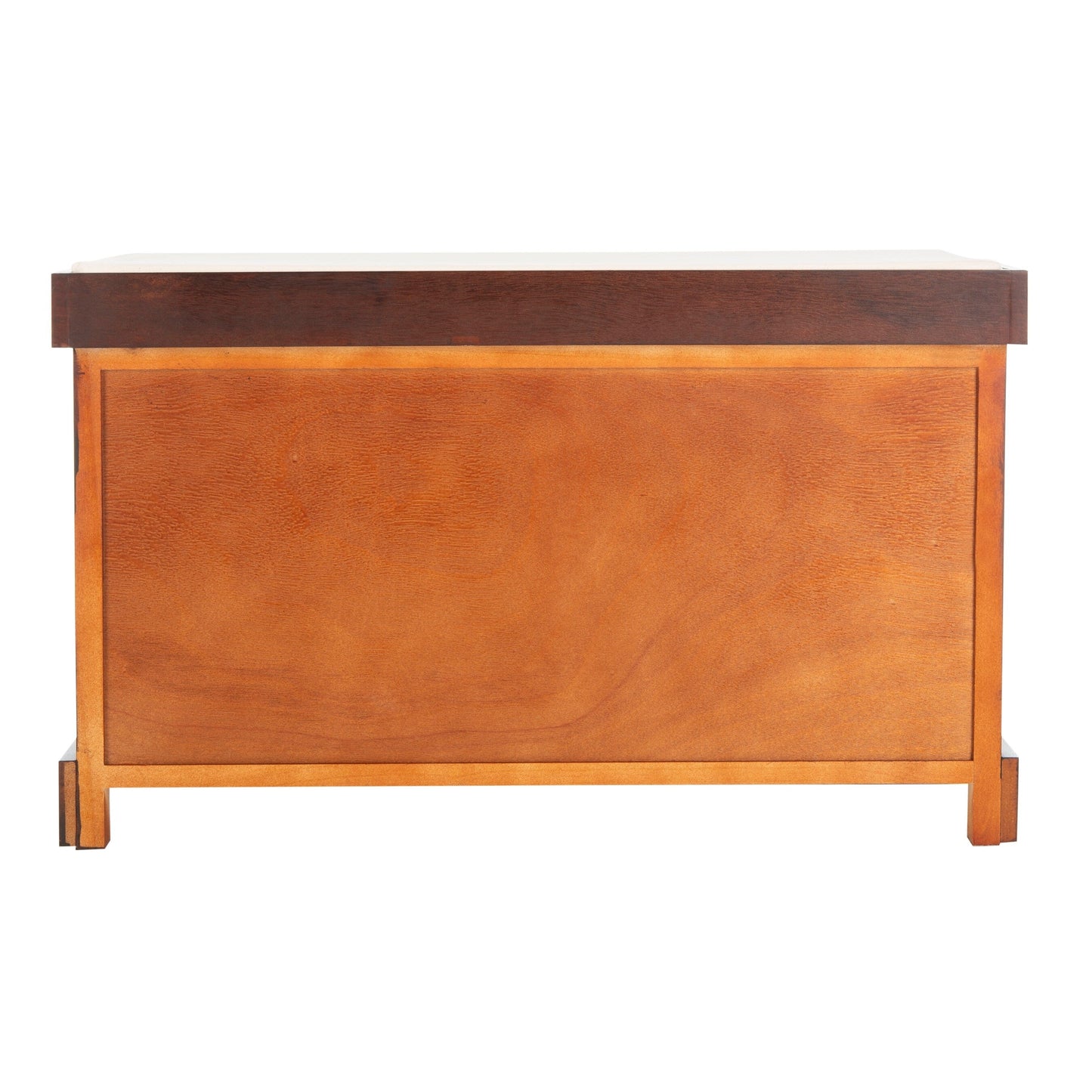 Banc-panier de rangement tressé SAFAVIEH Euphemia marron - 33,5 x 16,1 x 19,9 cm (34 po L x 16 po P x 20 po H)