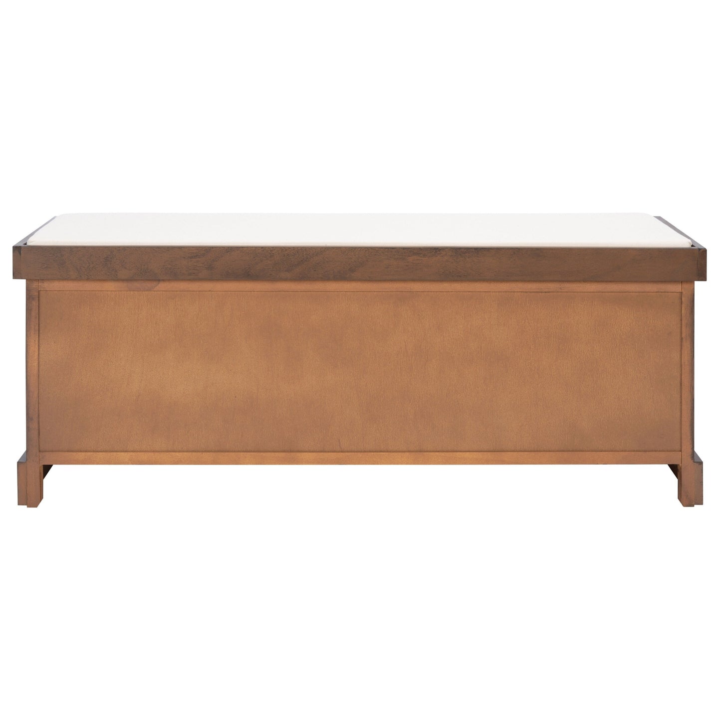 Banc de rangement SAFAVIEH Fiorello à 3 tiroirs avec coussin - 120 cm (L) x 38 cm (l) x 48 cm (H)