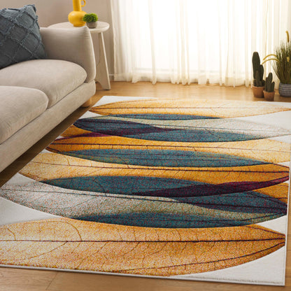 Tapis abstrait moderne du milieu du siècle SAFAVIEH Hollywood Josefine