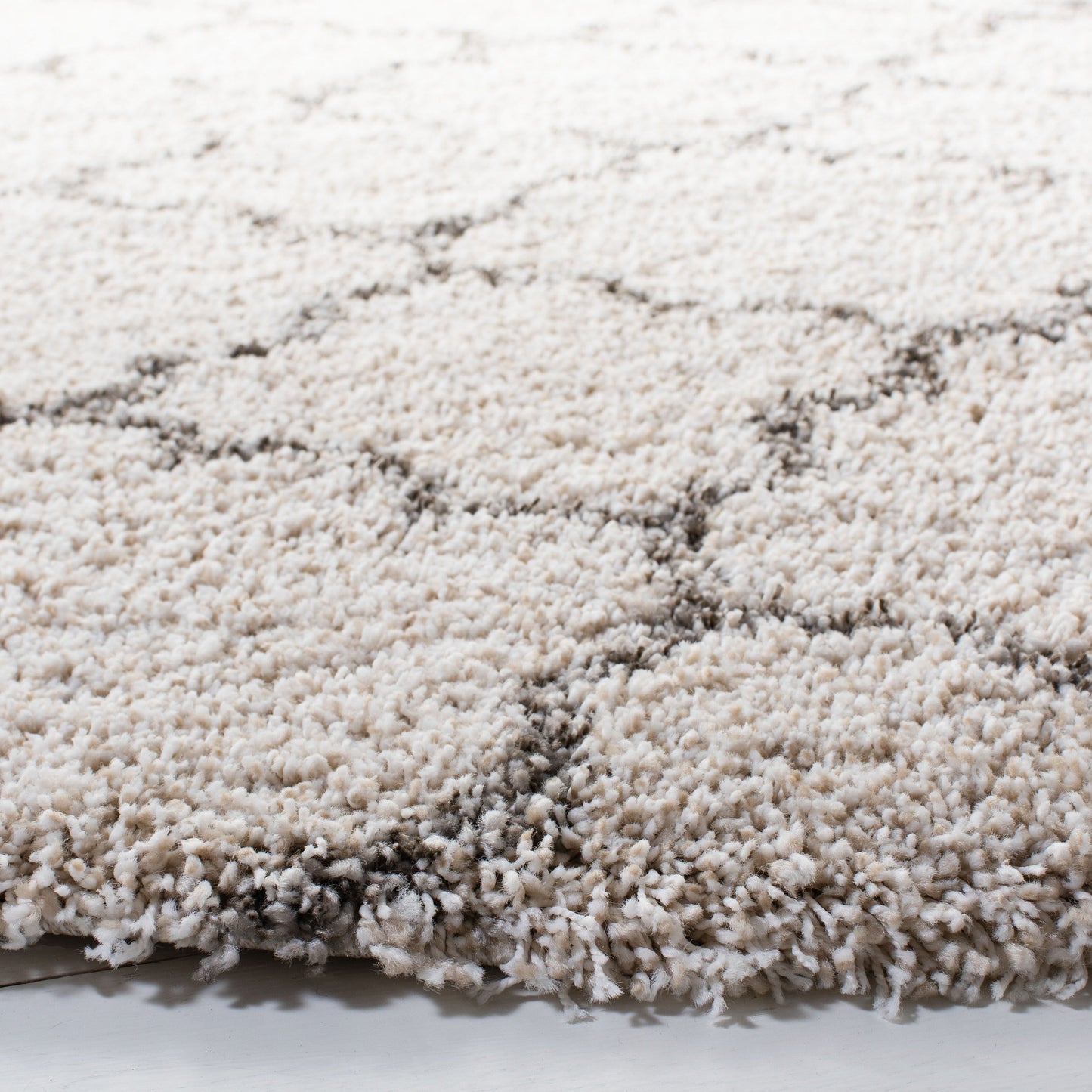 Tapis SAFAVIEH Hudson Shag Jeryl Glam Trellis de 5 cm d'épaisseur