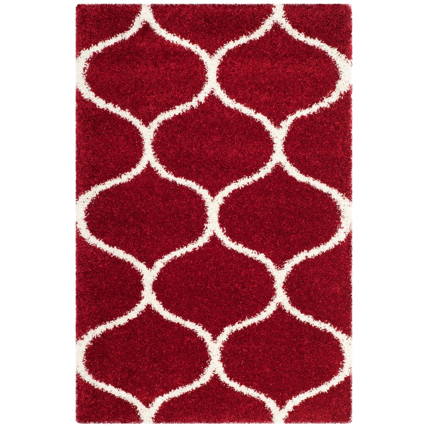 Tapis SAFAVIEH Hudson Shag Pushpa Trellis de 5 cm d'épaisseur