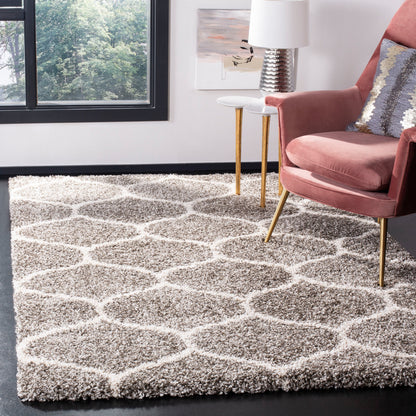 Tapis SAFAVIEH Hudson Shag Pushpa Trellis de 5 cm d'épaisseur