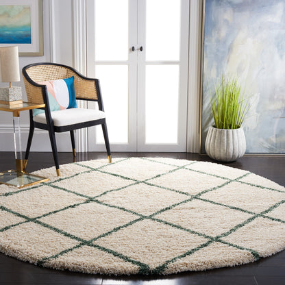 Tapis SAFAVIEH Hudson Shag Raili Diamond Trellis de 5 cm d'épaisseur