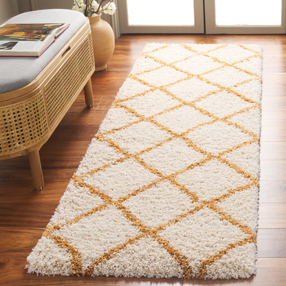 Tapis SAFAVIEH Hudson Shag Raili Diamond Trellis de 5 cm d'épaisseur