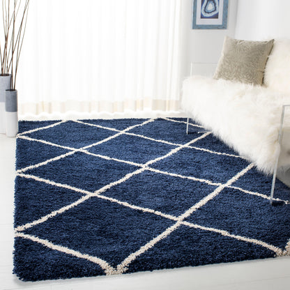 Tapis SAFAVIEH Hudson Shag Raili Diamond Trellis de 5 cm d'épaisseur