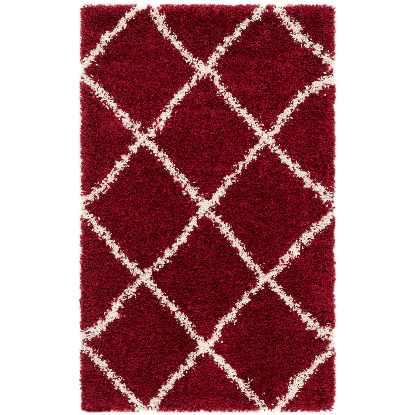 Tapis SAFAVIEH Hudson Shag Raili Diamond Trellis de 5 cm d'épaisseur