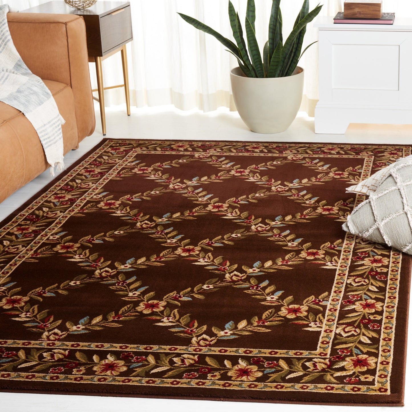 Tapis oriental traditionnel à treillis SAFAVIEH Lyndhurst Arenda