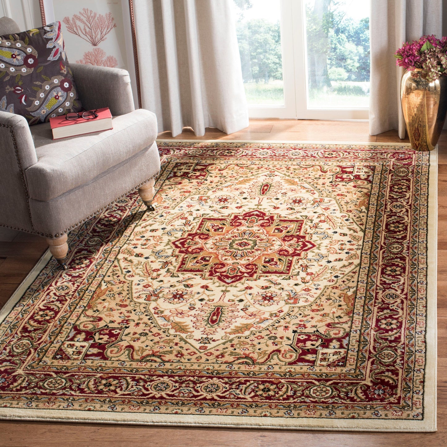 Tapis SAFAVIEH Lyndhurst Laquita à médaillon oriental traditionnel