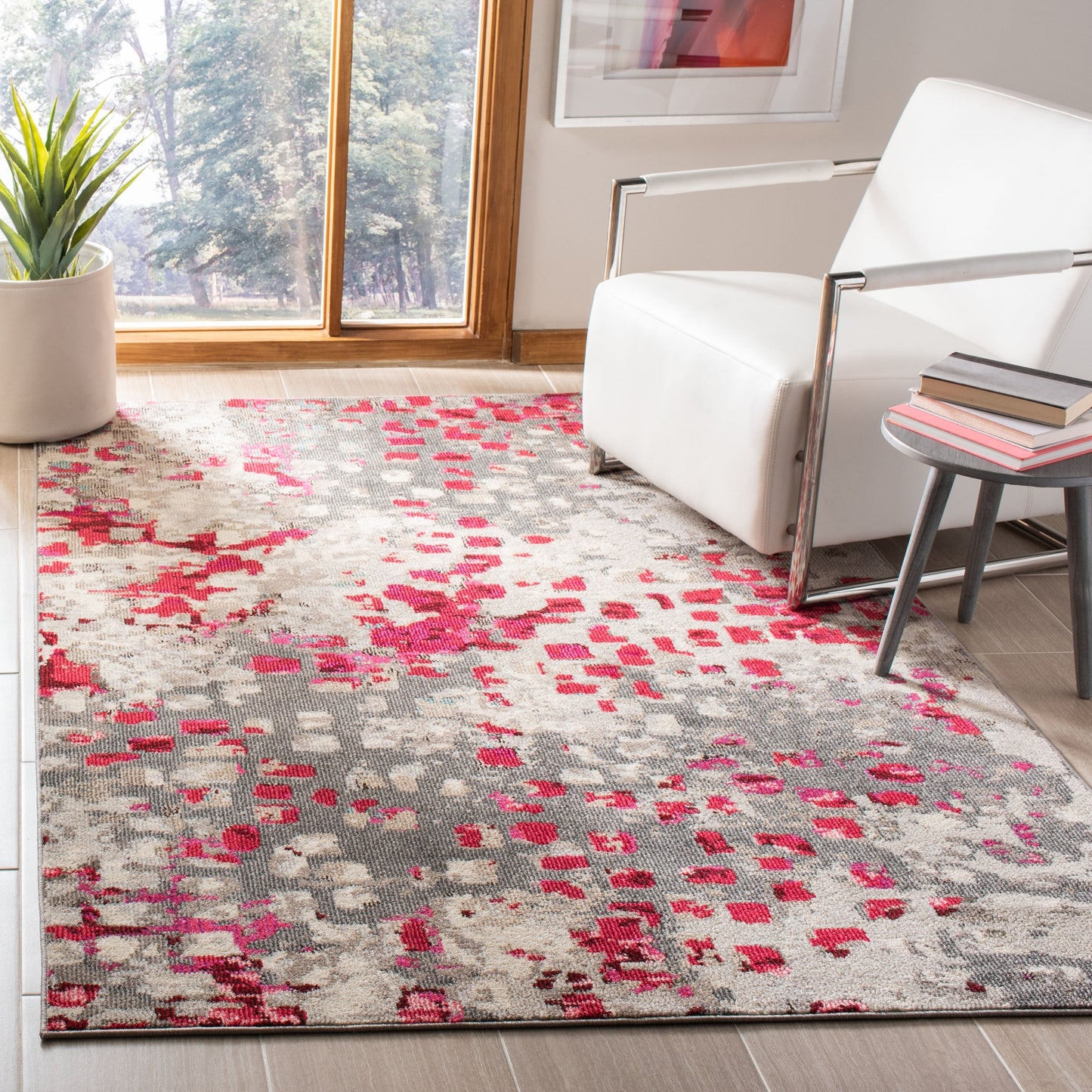 Tapis SAFAVIEH Madison Cherie moderne abstrait aquarelle