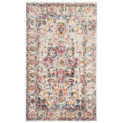 Tapis rustique vieilli SAFAVIEH Madison Delois Medallion à motif médaillon