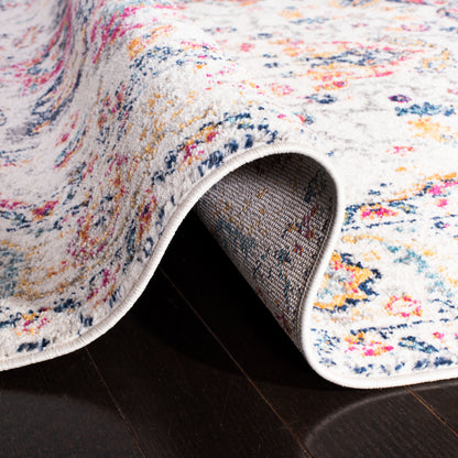 Tapis rustique vieilli SAFAVIEH Madison Delois Medallion à motif médaillon