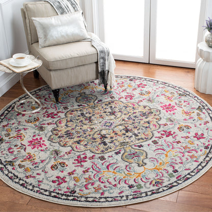 Tapis SAFAVIEH Madison Libusa Boho à médaillon vieilli