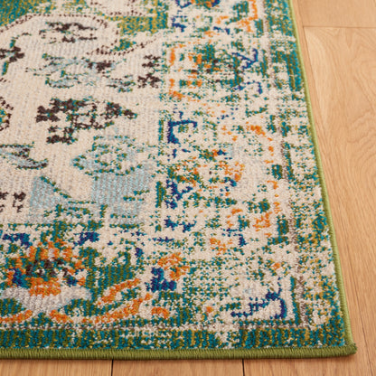 Tapis SAFAVIEH Madison Marilou Boho à médaillon vieilli