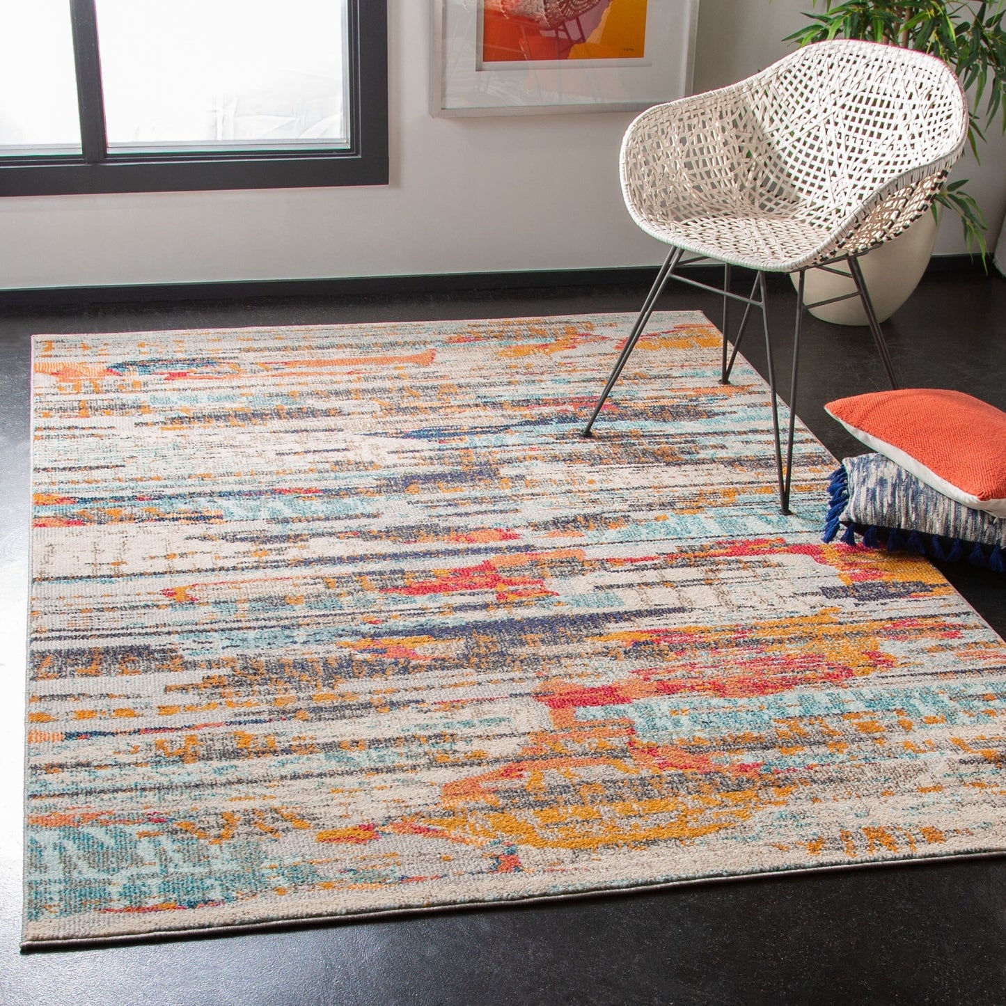 Tapis abstrait moderne SAFAVIEH Madison Raquel