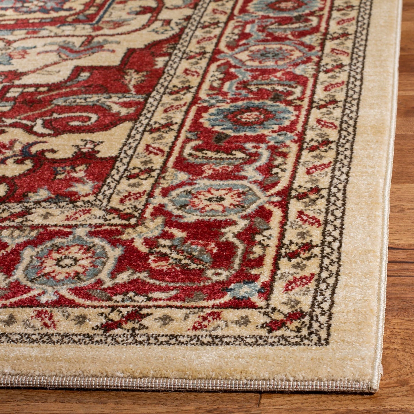 Tapis SAFAVIEH Mahal Beverley Traditionnel Grandeur Rouge/Naturel