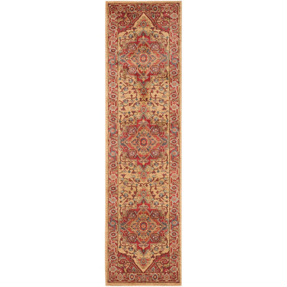 Tapis SAFAVIEH Mahal Beverley Traditionnel Grandeur Rouge/Naturel