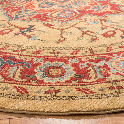 Tapis SAFAVIEH Mahal Beverley Traditionnel Grandeur Rouge/Naturel