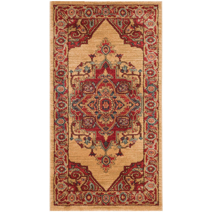Tapis SAFAVIEH Mahal Beverley Traditionnel Grandeur Rouge/Naturel