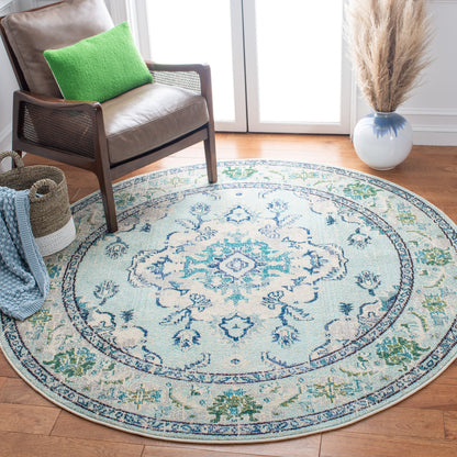 Tapis SAFAVIEH Monaco Océane Boho à médaillon vieilli