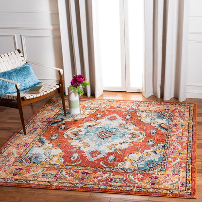 Tapis SAFAVIEH Monaco Océane Boho à médaillon vieilli