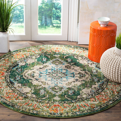 Tapis SAFAVIEH Monaco Océane Boho à médaillon vieilli