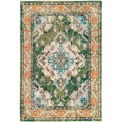 Tapis SAFAVIEH Monaco Océane Boho à médaillon vieilli