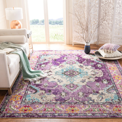 Tapis SAFAVIEH Monaco Océane Boho à médaillon vieilli