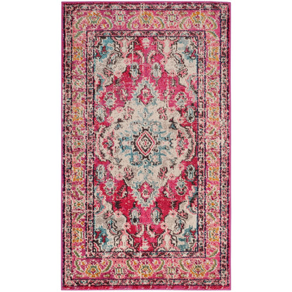 Tapis SAFAVIEH Monaco Océane Boho à médaillon vieilli