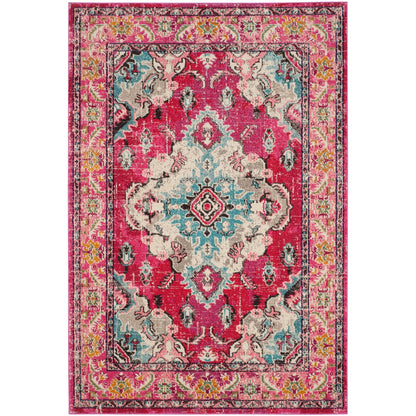 Tapis SAFAVIEH Monaco Océane Boho à médaillon vieilli