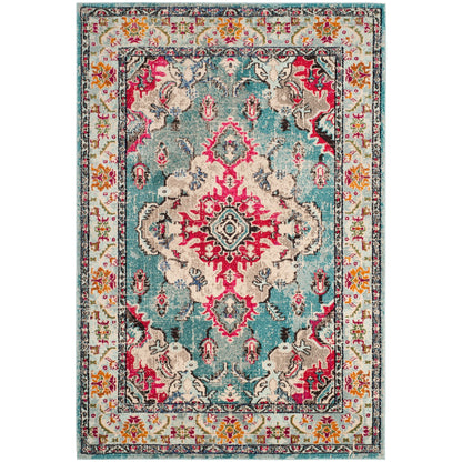 Tapis SAFAVIEH Monaco Océane Boho à médaillon vieilli