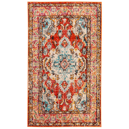 Tapis SAFAVIEH Monaco Océane Boho à médaillon vieilli